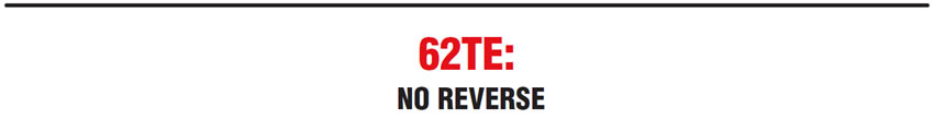 62TE: No Reverse