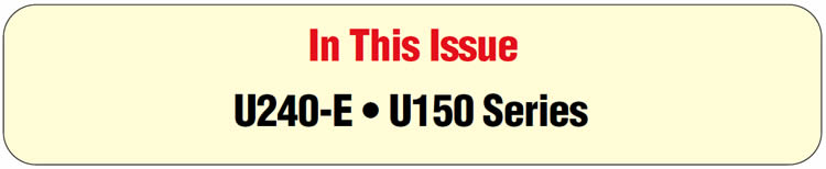 In This Issue
Toyota U240-E: Valve-body repair information
Toyota U150 Series: Slipping upshifts/premature failure
