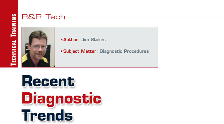 Recent Diagnostic Trends

R&R Tech

Author: Jim Stokes
Subject Matter: Diagnostic Procedures

4L60/65/70E Setting Codes P0716, P0717: ISS Low Voltage or Performance