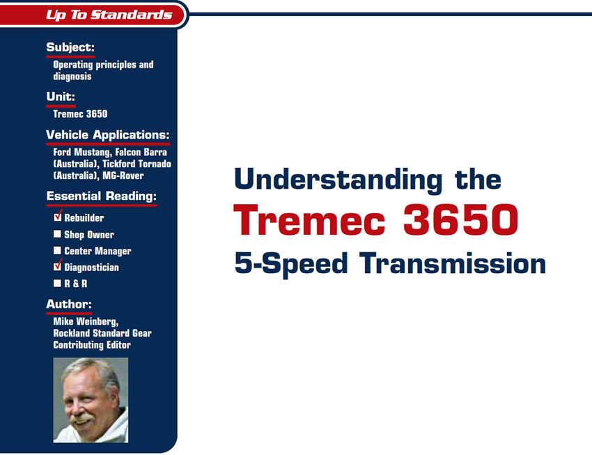 Tremec tr3650 upgrade parts